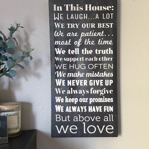 Canvas wall decor